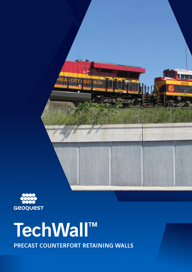 TechWall by Geoquest engineering brochure cover